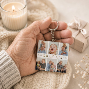 Personalised Grandpa Keychain Gift