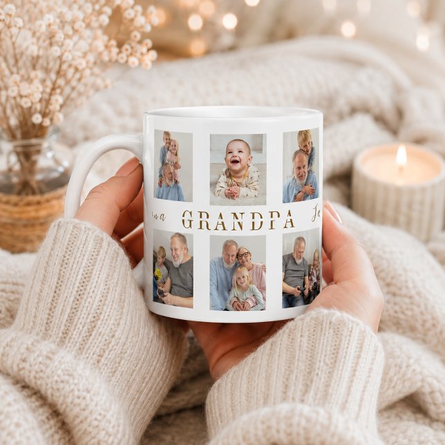 Personalised Grandpa Mug | Custom Photos (Creator Uploaded)