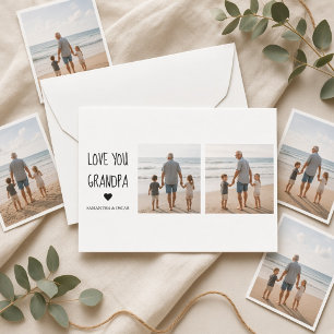 Personalised Grandpa Photo Card