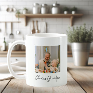 Personalised Grandpa Photo Gift Coffee Mug