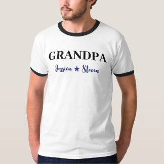 Personalised Grandpa Script T-Shirt