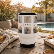 Personalised Grandpa Travel Mug