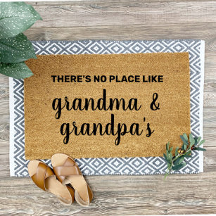 Personalised Grandparents Welcome Mat Doormat