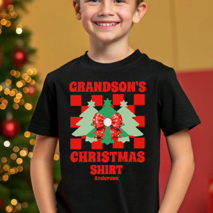 Personalised Grandson's Christmas Shirt