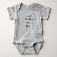 Personalised Granny Baby