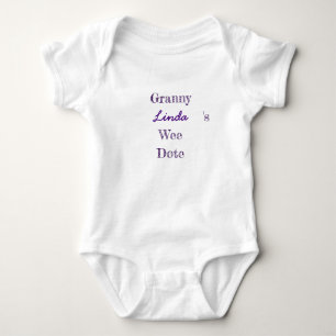 Personalised Granny Baby Bodysuit