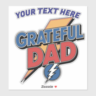 Personalised Grateful Dad Superhero 