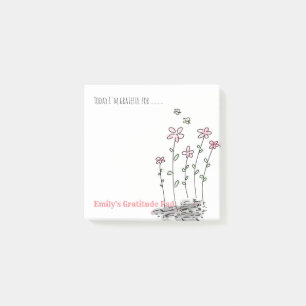 Personalised Gratitude Notelets - Write and Stick Post-it Notes