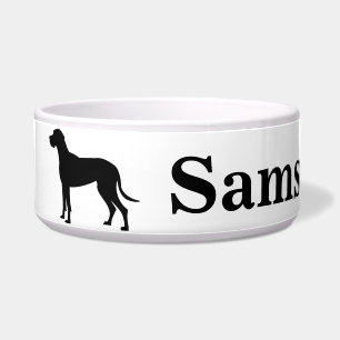 Personalised Great Dane Dog Bowl