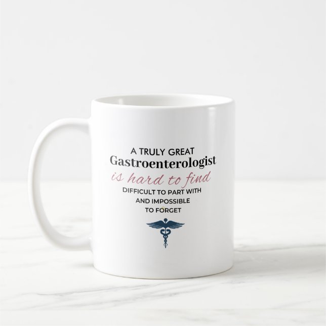 Personalised Great Gastroenterologist Quote Coffee Mug (Left)