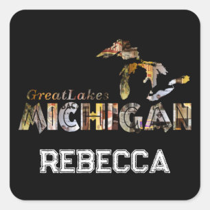 Personalised Great Lakes Michigan Spirits Sticker