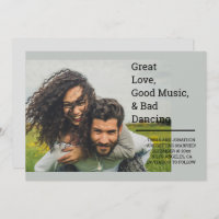 Personalised Great Love, Good Music, & Bad Dancing