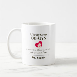Personalised Great OB-GYN Appreciation Gift Coffee Mug