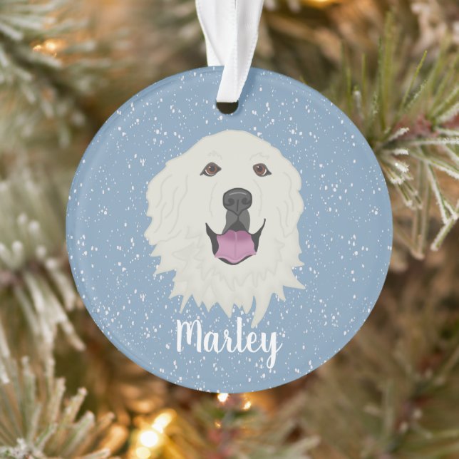 Personalised Great Pyrenees  Ornament (Tree)