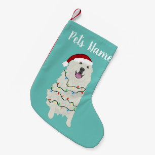 Personalised Great Pyrenees  Small Christmas Stocking