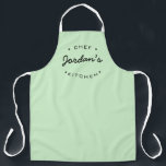 Personalised Green Black Chef's Kitchen  Apron<br><div class="desc">Step into the kitchen with style and functionality! Our personalised green and black chef's kitchen apron is the perfect blend of fashion and practicality. Crafted for culinary enthusiasts, this apron not only shields your attire but also adds a touch of personality to your cooking space. The vibrant green colour, coupled...</div>