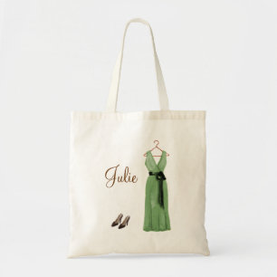 Personalised Green Bridesmaid Tote
