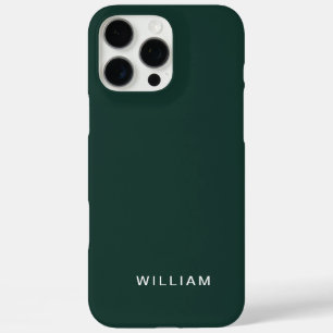 Personalised Green Colour iPhone Case with Custom