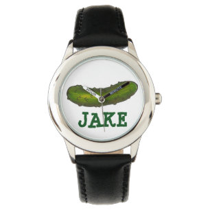 Personalised Green Dill Pickle Pickles Watch