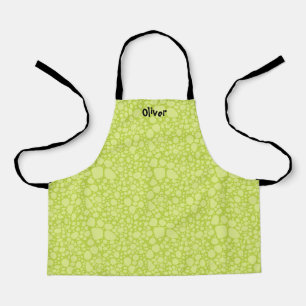 Personalised Green Dinosaur Skin Pattern Apron