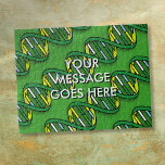 Personalised Green DNA Medical Science Jigsaw Puzzle<br><div class="desc">Personalise with your own message. A cool,  trendy and fun medical science-inspired design. The perfect gift for all doctors,  nurses,  scientists,  science teachers,  lab technicians,  science students,  and any science geek in your life (including you)! Designed by Thisisnotme©</div>