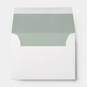 Personalised Green Eucalyptus Address Envelope