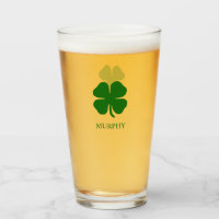 Personalised Green Four Leaf Clover 