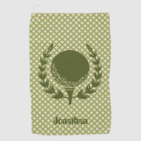 Personalised Green Golf Ball Leaf Magnetic Custom