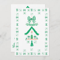 Personalised Green House Oh Baby Shower