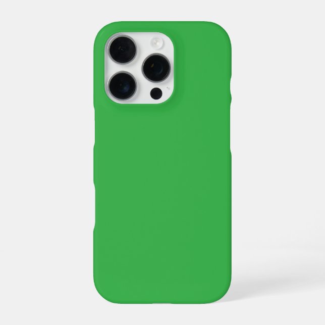 Personalised Green iPhone Case with Custom (Back)
