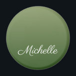Personalised green ombre magnet<br><div class="desc">Personalised green ombre</div>