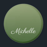 Personalised green ombre magnet<br><div class="desc">Personalised green ombre</div>