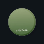 Personalised green ombre magnet<br><div class="desc">Personalised green ombre</div>