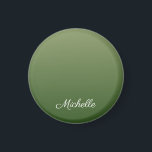 Personalised green ombre magnet<br><div class="desc">Personalised green ombre</div>