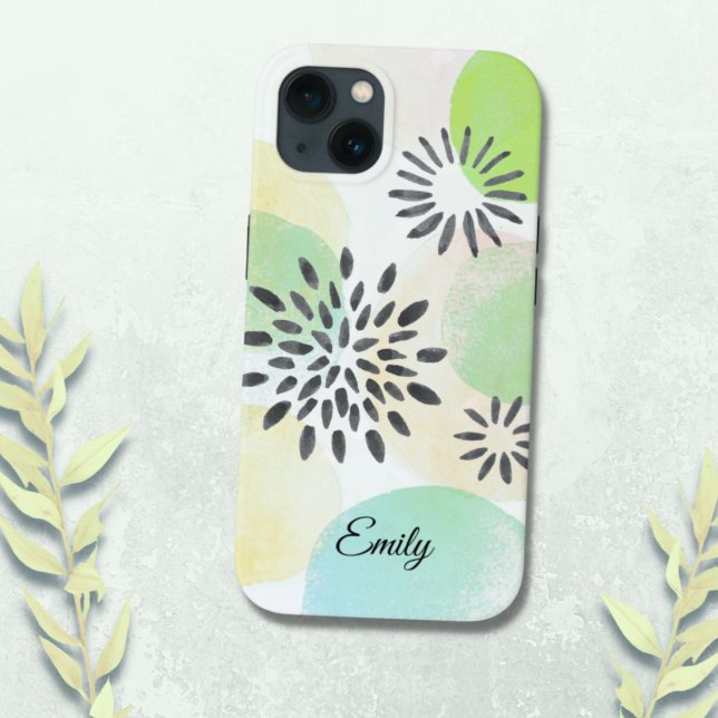 Personalised Green Pattern Case-Mate iPhone Case (Creator Uploaded)
