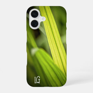 Personalised Green Tropical Grass Apple Phone Case