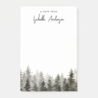 Personalised Greenery Rustic Pine Trees