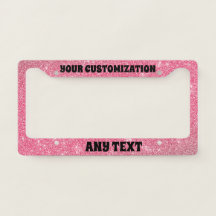 Personalised Grey and Pink Glitter Background