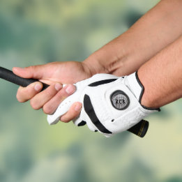 Personalised Grey Barn Wood Golf Glove