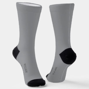 Personalised Grey Dress Socks