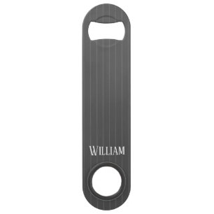 Personalised grey pinstripes