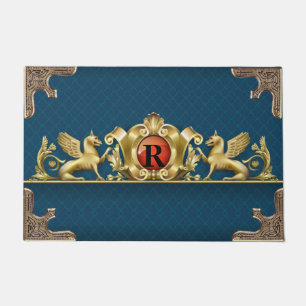 Personalised Griffin Crest Doormat