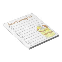 Personalised Grocery Shopping List Banana Pudding