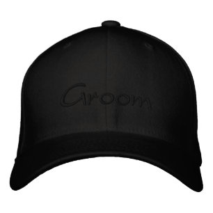 Personalised Groom Baseball Cap with Embroidery