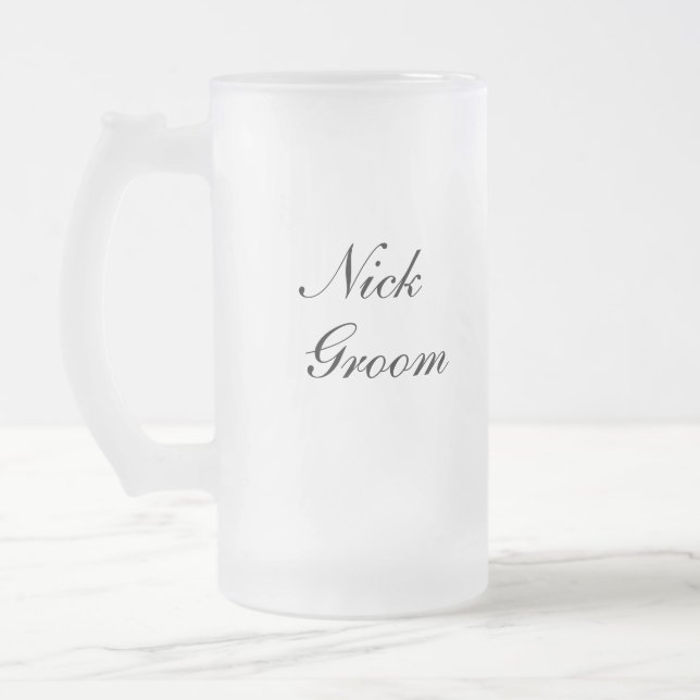 Personalised Groom Mug (Left)