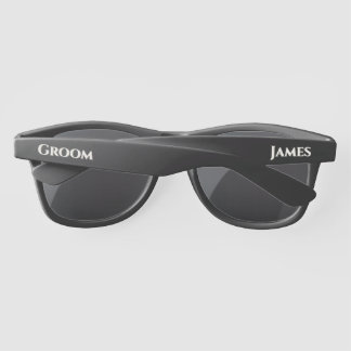 Personalised Groom Sunglasses – Custom Name