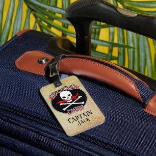 Personalised Groom's Crew Luggage Tag