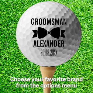 Personalised Groomsman Golf Balls