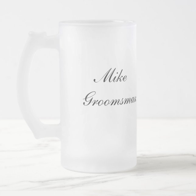 Personalised Groomsman Mug (Left)