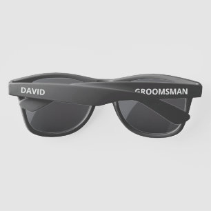 Personalised Groomsman with Name Wedding Gift Sunglasses